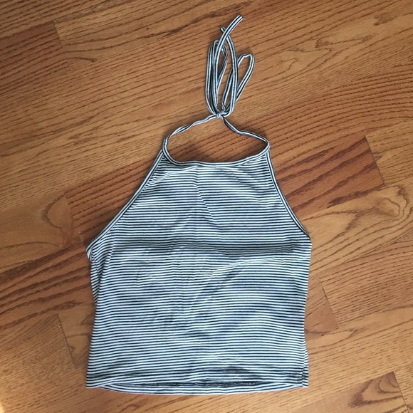 Brandy Melville striped crop top