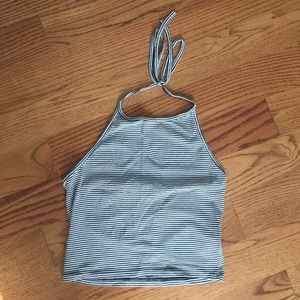 Brandy Melville striped crop top