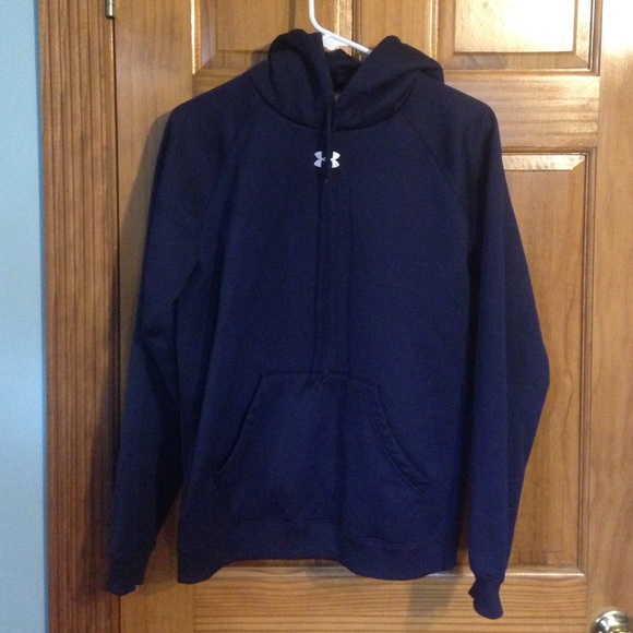 Navy blue under armour sweatshirt!