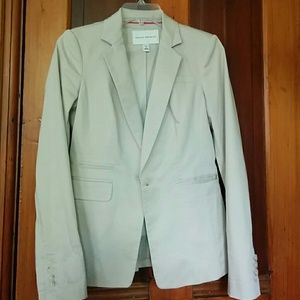 Sale! Sateen khaki blazer. Pretty & polished!