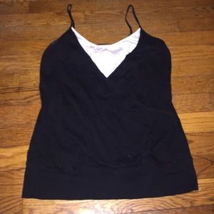 Black and white tank top