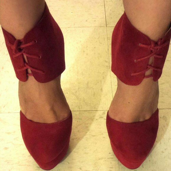 Lace up Platform Heels