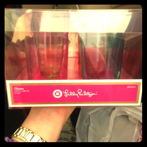 Lilly Pulitzer for Target Glasses set of Four