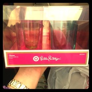 Lilly Pulitzer for Target Glasses set of Four