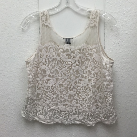 Crop lace tank - Picture 2 of 3