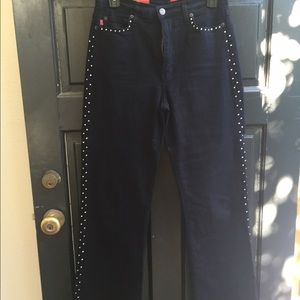 Black not your daughter jeans with jewels!!!