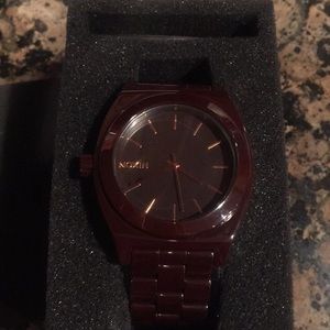 Nixon Chocolate Cherry Watch