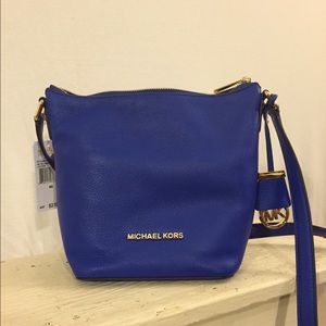 AUTHENTIC Michael Kors Blue Messenger Bag Sale!