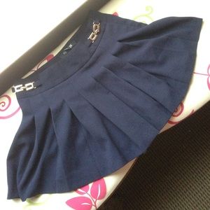 Navy Blue pleated School Girl skirt