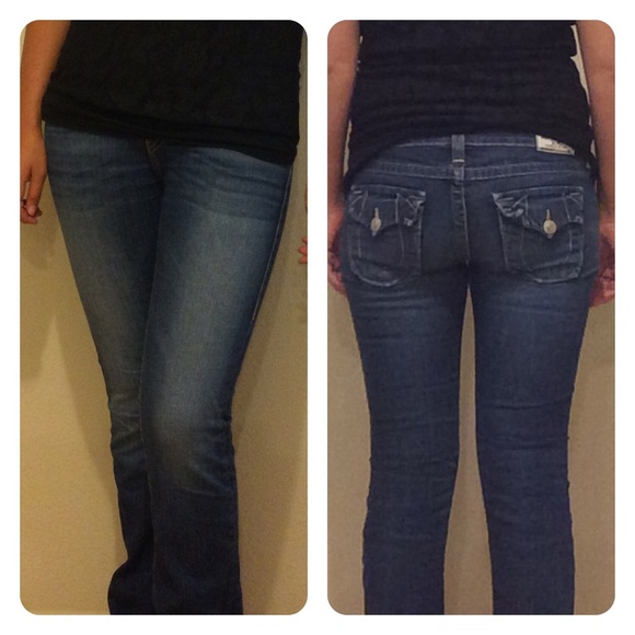 SOLD True Religion Bootcut blue jeans - Picture 1 of 4