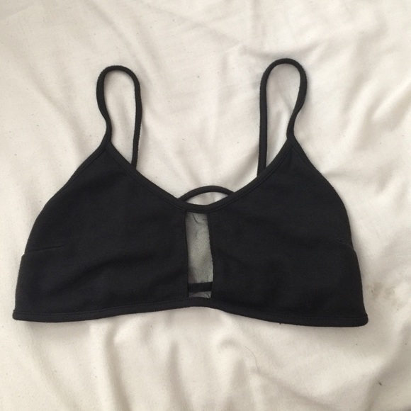 Brandy Melville mesh center Abigail bralette