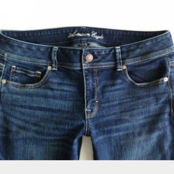 American Eagle medium wash jegging