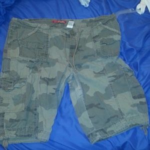 Camo Cargo Shorts
