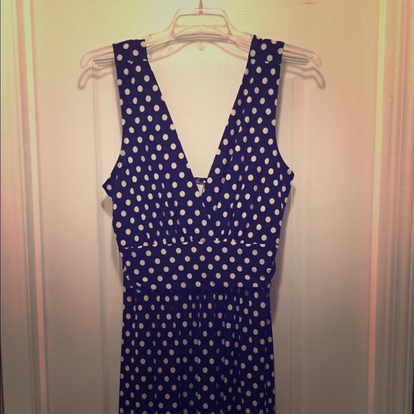 Maxi dress navy blue size 1X.