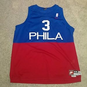 Allen Iverson throwback 76ers jersey