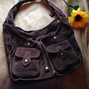 Brown Suede Purse