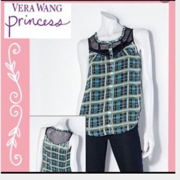 Princess Vera Wang Plaid Tank Top
