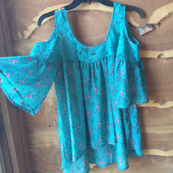 NWOT sheer top.