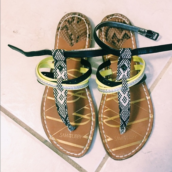 Tribal print sandals