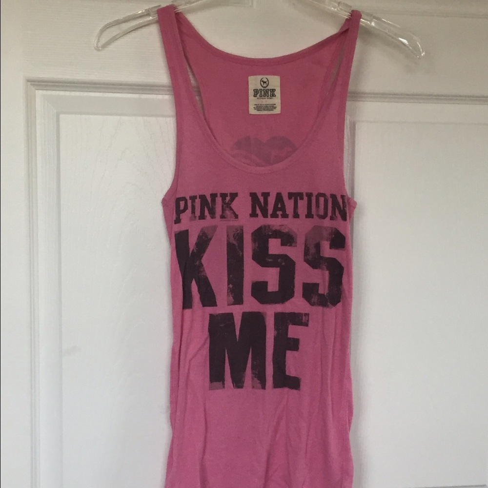 PINK kiss me tank