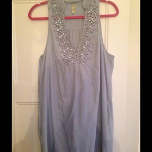 Free people linen t-shirt dress