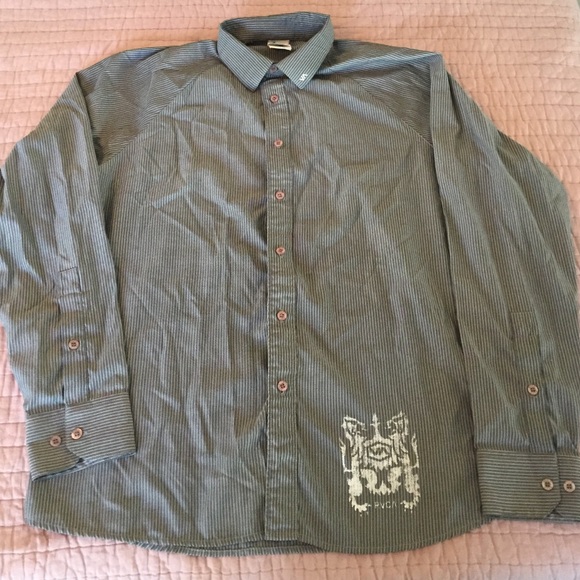 Men's RVCA Button Down Shirt - Picture 2 of 2