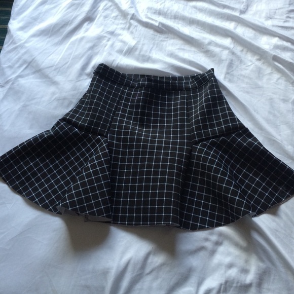 Cotton On Grid Circle Skirt