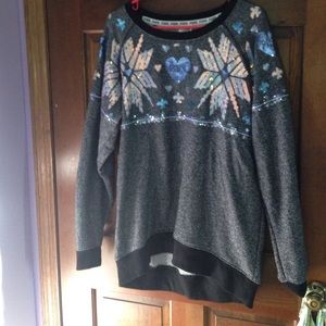 PINK Victoria's Secret Bling Oversized Sweater