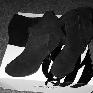 Thigh High Faux Suede Boots