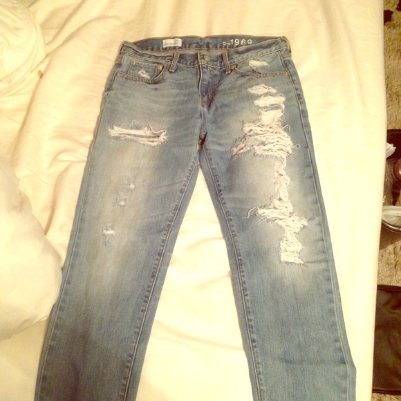 Distressed boyfriend Jeans - Picture 1 of 1