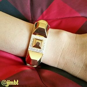 Ramone Cuff in Gold Print