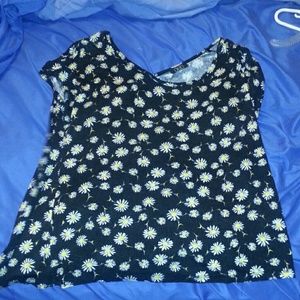 Daisy Print Top