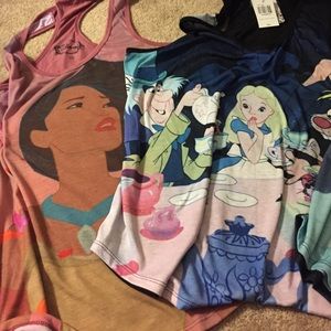 Disney racerback tanks (Pocahontas only)