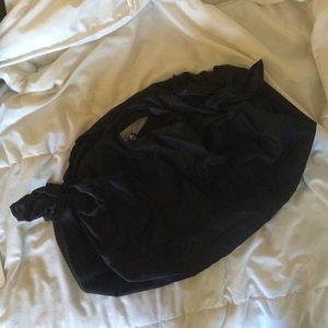 Comme Des Garçons Black nylon bag