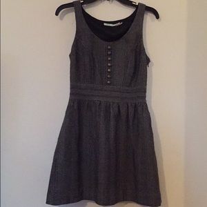 Kimchi Blue Black & Cream Tweed Dress