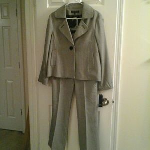 Anne Klein  Black and White Suit