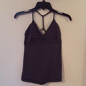 Lulu Lemon Slate Grey Workout Top