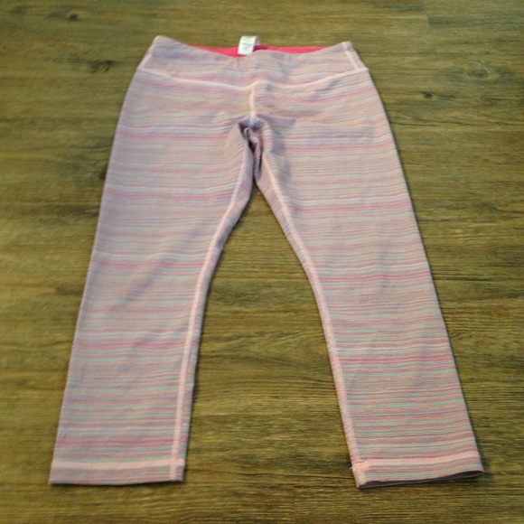 Ivivva pants Sz:12 colors pastel stripes