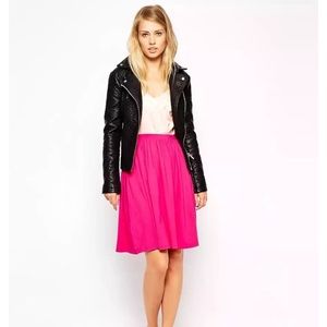 NWOT ASOS pink skater skirt