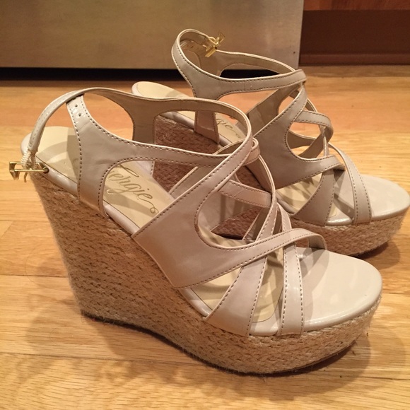 Fergie brand wedge sandals size 7.5