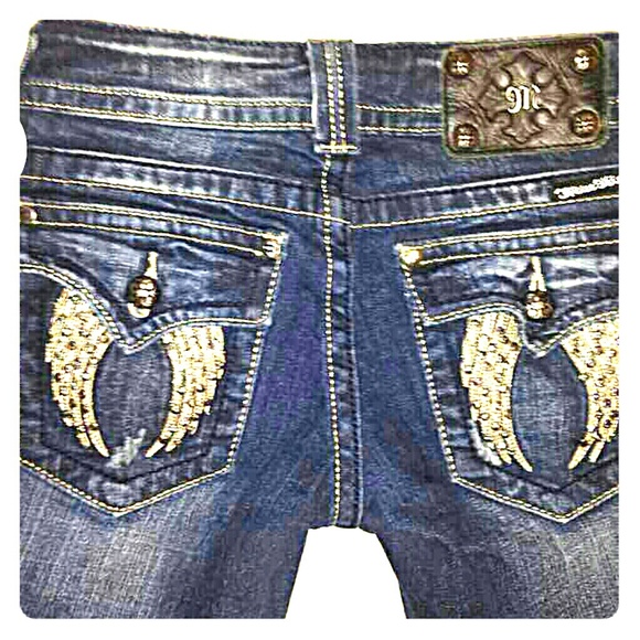 Miss Me Jeans .Angels Wings Sz 27 Trading don't bu