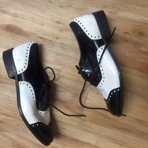 Black and White oxfords