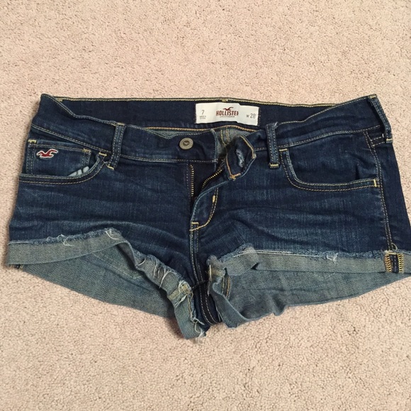 Hollister jean shorts