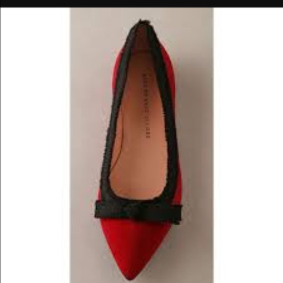 Marc by Marc Jacobs red suede flats sz37