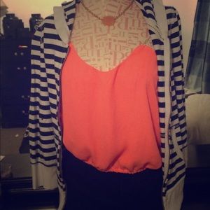 Victoria secret navy and white