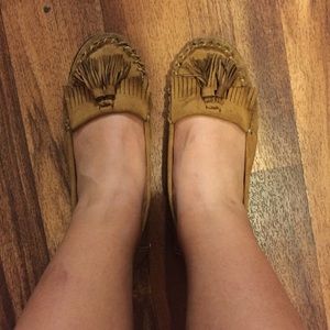 Tan Moccasins