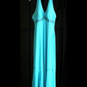 Formal Turquoise Halter