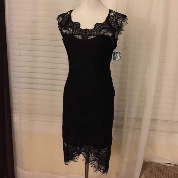 NWT Free people black lace dress - Picture 3 of 4