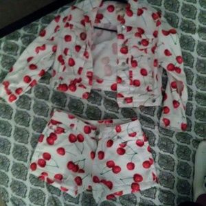 Marilyn monroe macy's Jacket and shorts set