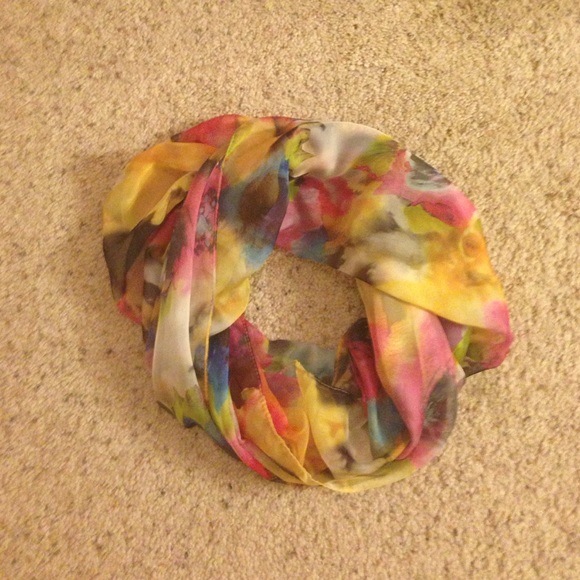 Floral Infinity Scarf